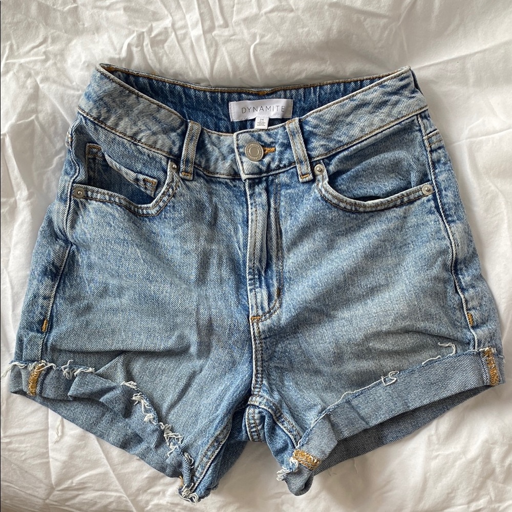 Dynamite Ella Women's Blue Denim jeans Shorts